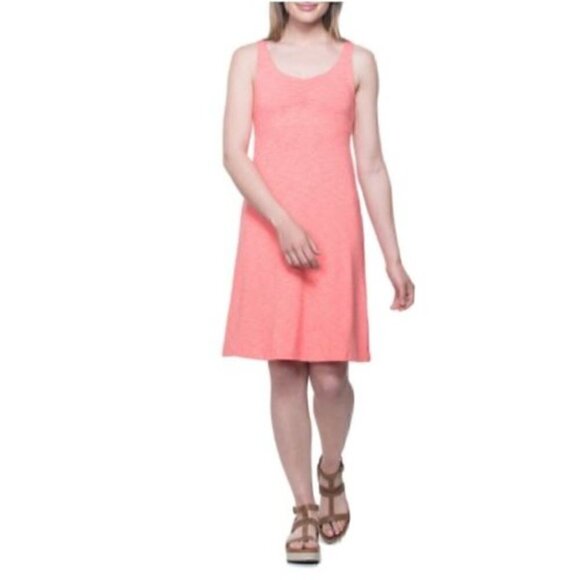 KUHL Mova Aktiv Sleeveless A-line Dress in Guava Heather Medium - Picture 1 of 9